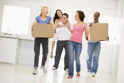 Professional packing service for a flat move in West Hampstead