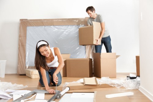 Professional local moving van supporting a West Hampstead relocation