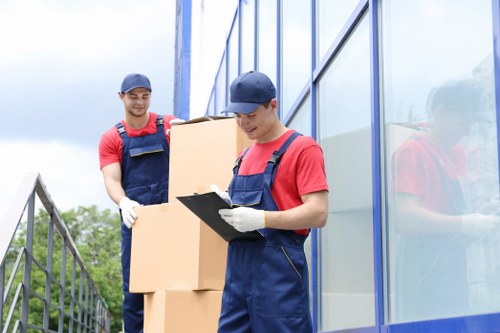 Professional packing materials prepared for a Westhampstead removal