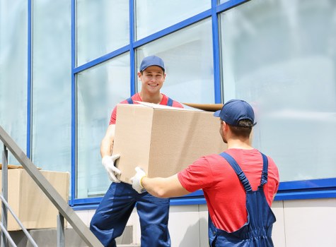 Secure office equipment transport