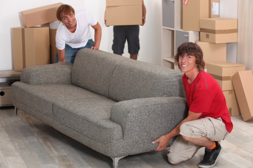 Local removals van near West Hampstead flats and conversions