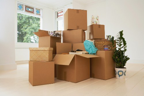 Professional Westhampstead movers packing household items carefully