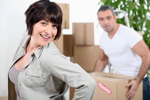 Removal van service planning around parking and access in West Hampstead