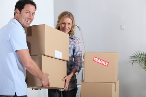 Local West Hampstead moving service transporting furniture