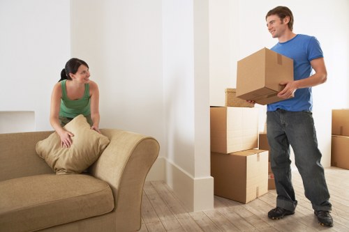 Local removals team handling a student move near West Hampstead
