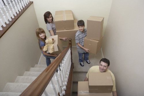 Local office removals logistics and loading process in Westhampstead